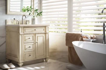 Bristol 30" Single Vanity, Vintage Vanilla w/ 3 CM Eternal Marfil Top - Image 3