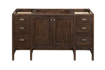 Addison 60" Single Vanity, Mid-Century Acacia w/ 3 CM White Zeus Quartz Top - Image 5