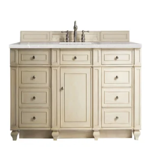 Bristol 60″ Single Vanity, Vintage Vanilla w/ 3 CM Eternal Serena Quartz Top