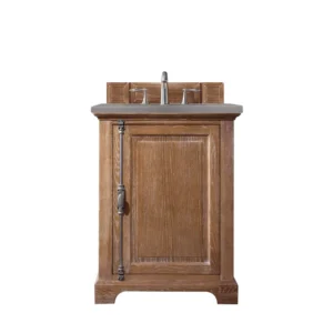 Providence 26″ Single Vanity, Driftwood w/ 3 CM Grey Expo Quartz Top