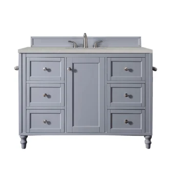 Copper Cove Encore 48" Single Vanity, Silver Gray w/ 3 CM Eternal Serena Quartz Top