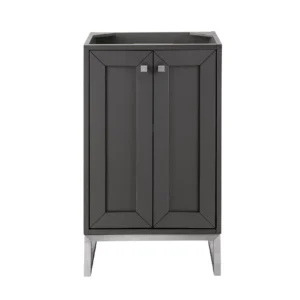 Chianti 20″ Single Vanity Cabinet, Mineral Gray, Brushed Nickel