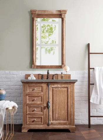 Providence 36" Single Vanity, Driftwood w/ 3 CM Grey Expo Top - Image 2