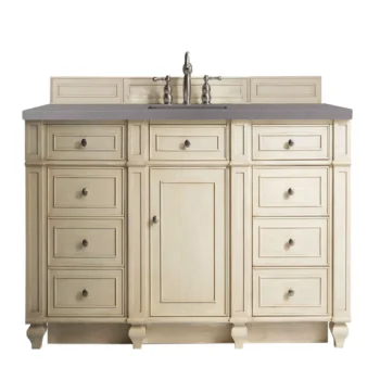 Bristol 60" Single Vanity, Vintage Vanilla w/ 3 CM Grey Expo Quartz Top