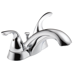 Delta Classic: Two Handle Centerset Bathroom Faucet In Chrome