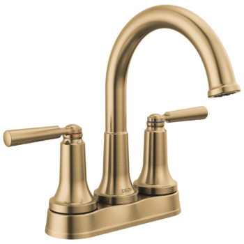 Delta SAYLOR™: Two Handle Centerset Bathroom Faucet In Champagne Bronze