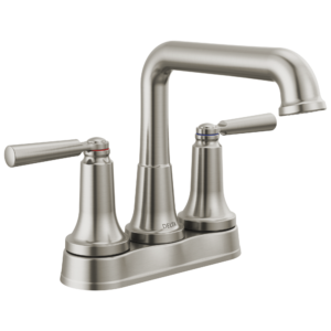 Delta SAYLOR™: Two Handle Centerset Bathroom Faucet In Stainless