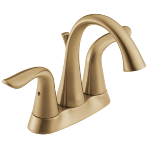 Delta Lahara®: Two Handle Centerset Bathroom Faucet In Champagne Bronze