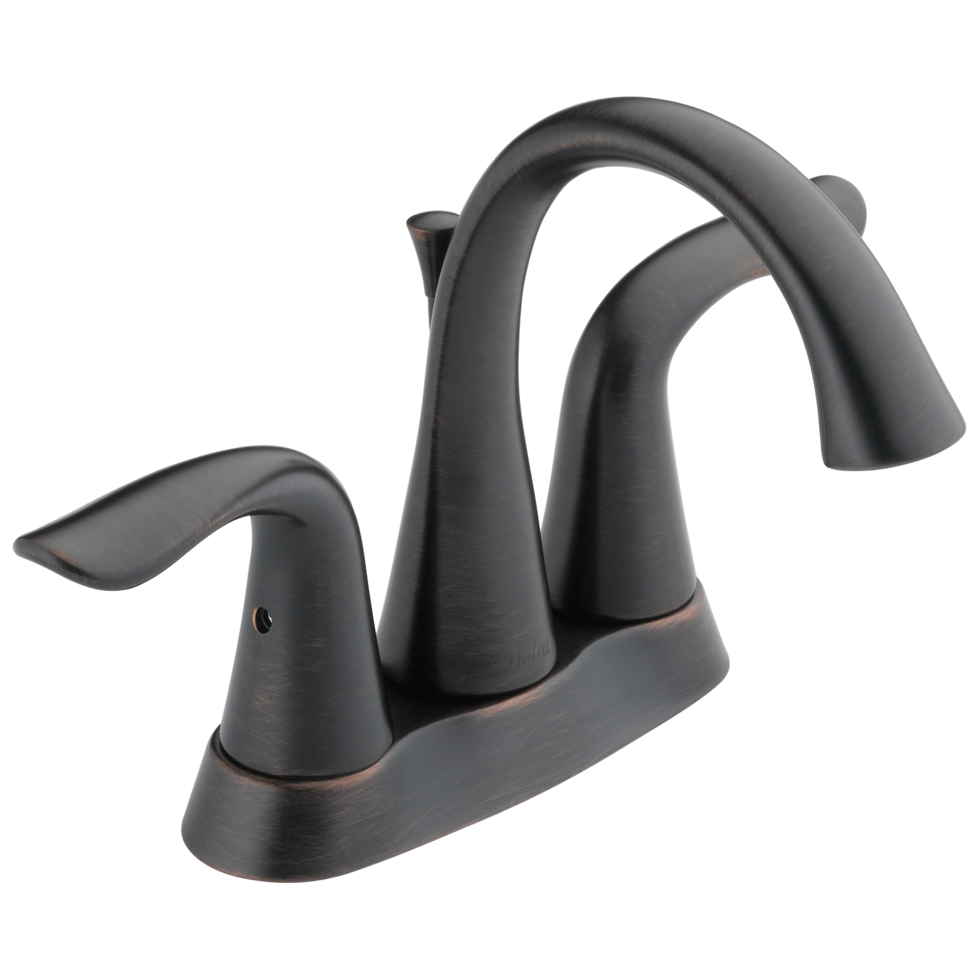 Delta Lahara®: Two Handle Centerset Bathroom Faucet In Venetian Bronze
