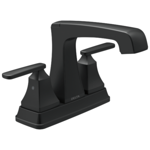 Delta Ashlyn®: Two Handle Tract-Pack Centerset Lavatory Faucet In Matte Black
