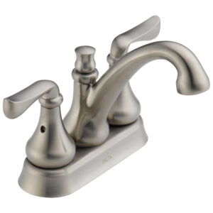 Delta Aubrey™: Two Handle Centerset Bathroom Faucet In Stainless