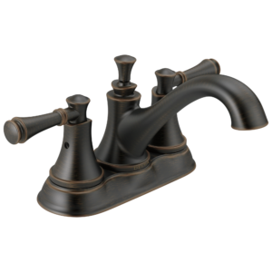 Delta Silverton®: Two Handle Centerset Bathroom Faucet In Venetian Bronze