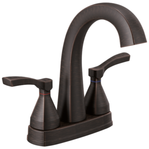 Delta Stryke®: Two Handle Centerset Bathroom Faucet In Venetian Bronze