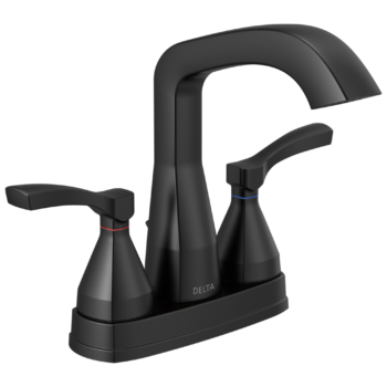 Delta Stryke®: Centerset Faucet In Matte Black