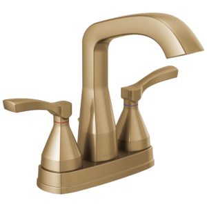 Delta Stryke®: Centerset Faucet In Champagne Bronze