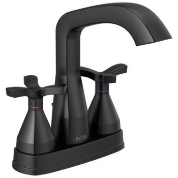 Delta Stryke®: Centerset Faucet In Matte Black