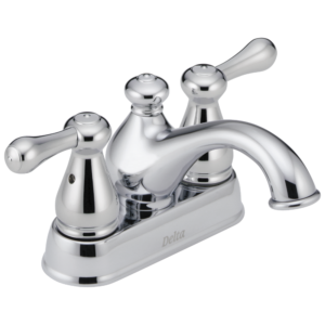 Delta Leland®: Two Handle Centerset Bathroom Faucet In Chrome