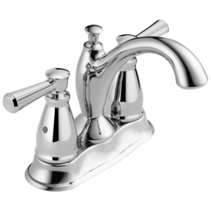 Delta Linden™: Traditional Two Handle Centerset Bathroom Faucet In Chrome