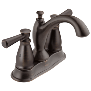 Delta Linden™: Two Handle Tract-Pack Centerset Bathroom Faucet In Venetian Bronze