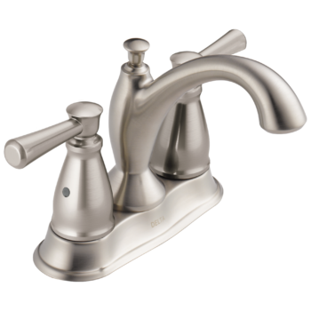 Delta Linden™: Traditonal Two Handle Centerset Bathroom Faucet In Stainless