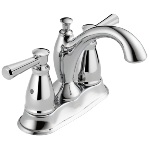 Delta Linden™: Two Handle Tract-Pack Centerset Bathroom Faucet In Chrome