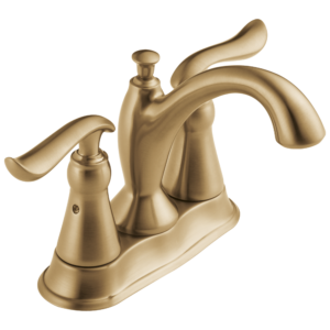 Delta Linden™: Two Handle Centerset Bathroom Faucet In Champagne Bronze