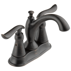 Delta Linden™: Two Handle Tract-Pack Centerset Bathroom Faucet In Venetian Bronze