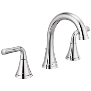 Delta Kayra™: Two Handle Widespread Bathroom Faucet In Chrome