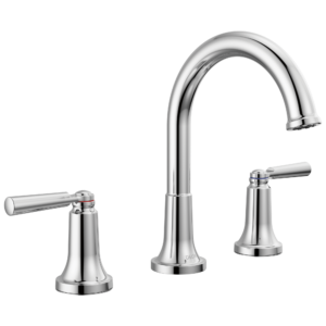 Delta SAYLOR™: Two Handle Widespread Bathroom Faucet In Chrome