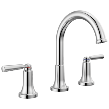 Delta SAYLOR™: Two Handle Widespread Bathroom Faucet In Chrome