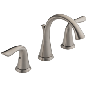 Delta Lahara®: Two Handle Widespread Bathroom Faucet In Stainless