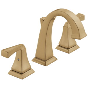 Delta Dryden™: Two Handle Widespread Bathroom Faucet In Champagne Bronze