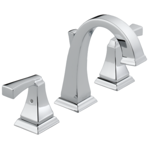 Delta Dryden™: Two Handle Widespread Bathroom Faucet In Chrome