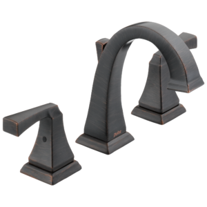 Delta Dryden™: Two Handle Widespread Bathroom Faucet In Venetian Bronze