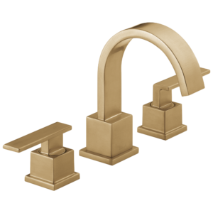 Delta Vero®: Two Handle Widespread Bathroom Faucet In Champagne Bronze