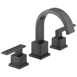 Delta Vero®: Two Handle Widespread Bathroom Faucet In Venetian Bronze