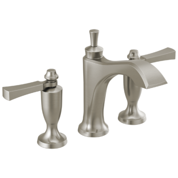 Delta Dorval™: Two Handle Widespread Bathroom Faucet In Stainless