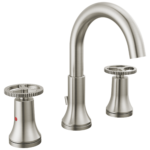Delta Trinsic®: Two Handle Widespread Bathroom Faucet In Stainless
