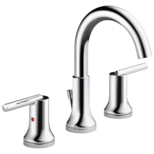 Delta Trinsic®: Two Handle Widespread Bathroom Faucet In Chrome