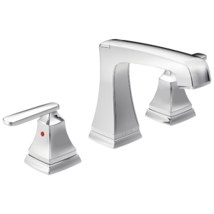 Delta Ashlyn®: Two Handle Widespread Bathroom Faucet with EZ Anchor® In Chrome
