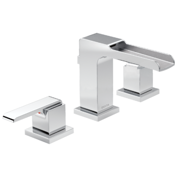 Delta Ara®: Two Handle Widespread Channel Bathroom Faucet In Chrome