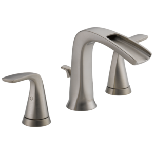 Delta Tolva®: Two Handle Widespread Bathroom Faucet In Stainless