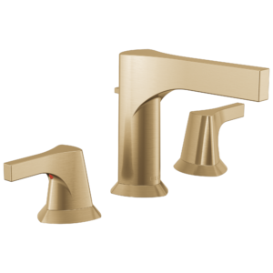 Delta Zura®: Two Handle Widespread Bathroom Faucet In Champagne Bronze