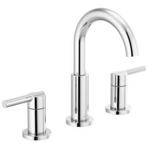 Delta Nicoli™: Two Handle Widespread Bathroom Faucet In Chrome