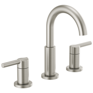 Delta Nicoli™: Two Handle Widespread Bathroom Faucet In Stainless