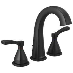 Delta Stryke®: Widespread Faucet In Matte Black