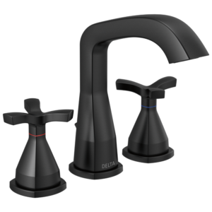 Delta Stryke®: Widespread Faucet In Matte Black