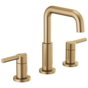 Delta Nicoli™: Two Handle Widespread Bathroom Faucet In Champagne Bronze