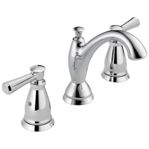 Delta Linden™: Traditional Two Handle Widespread Bathroom Faucet In Chrome