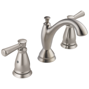 Delta Linden™: Traditional Two Handle Widespread Bathroom Faucet In Stainless